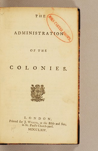 Cover of The administration of the colonies