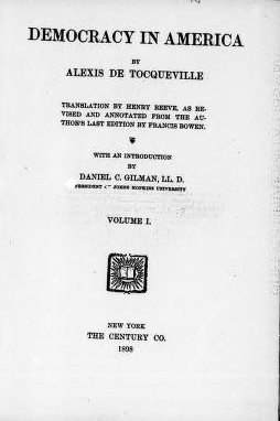 Cover of Democracy in America
