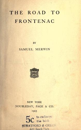 Cover of The road to Frontenac