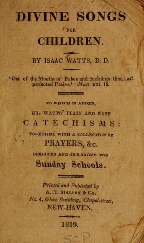 Cover of Divine songs