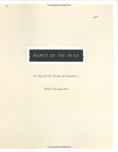 Cover of The names of the dead