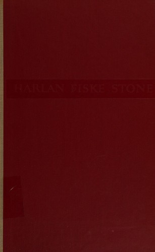 Cover of Harlan Fiske Stone