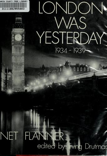Cover of London was yesterday, 1934-1939