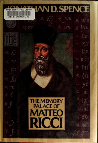Cover of The memory palace of Matteo Ricci