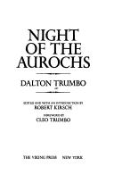 Cover of Night of the aurochs