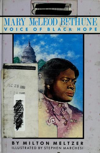 Cover of Mary Mcleod Bethune: Voice of Black Hope