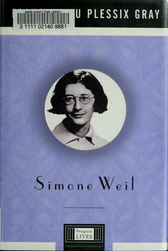 Cover of Simone Weil: A Penguin Life