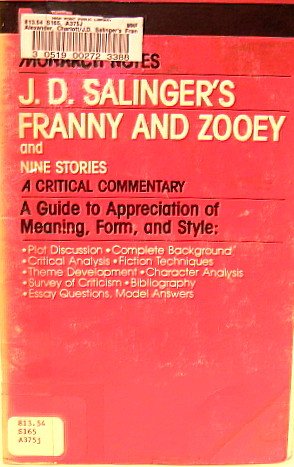 Cover of J.D. Salinger's Franny and Zooey