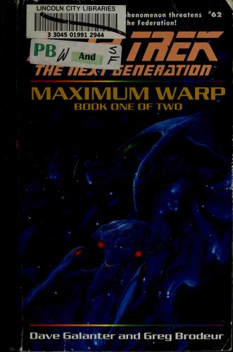 Cover of Star Trek The Next Generation - Maximum Warp - Dead Zone