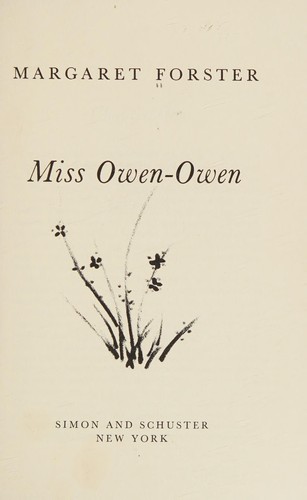 Cover of Miss Owen-Owen