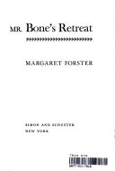 Cover of Mr. Bone's Retreat