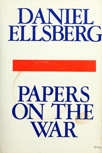 Cover of Papers on the War