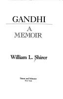 Cover of Gandhi, a memoir