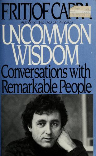 Cover of Uncommon wisdom