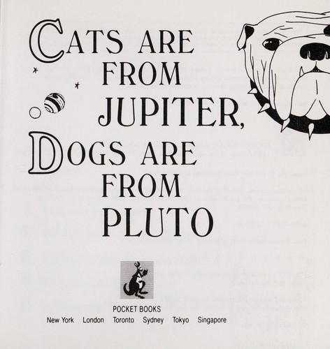 Cover of Cats are from Jupiter, dogs are from Pluto