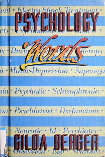 Cover of Psychology words