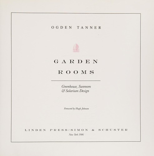 Cover of Garden Rooms