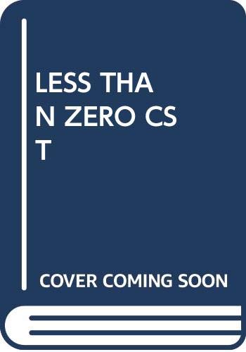 Cover of Less Than Zero