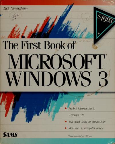 Cover of The first book of Microsoft Windows 3.0