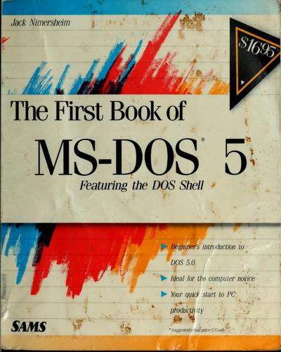 Cover of The first book of MS-DOS 5.