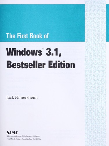 Cover of The first book of Windows 3.1, bestseller edition