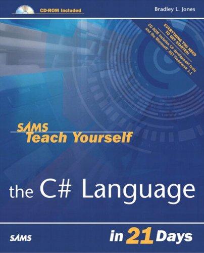 Cover of Sams Teach Yourself the C# Language in 21 Days