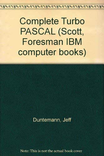 Cover of Complete Turbo Pascal/Covers Version 5.0