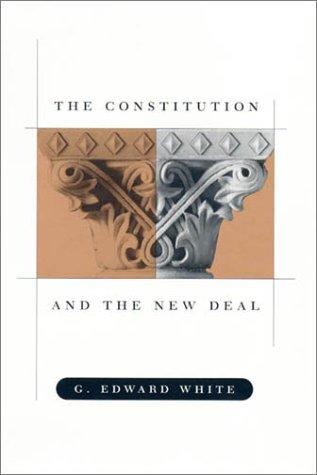 Cover of The constitution and the New Deal