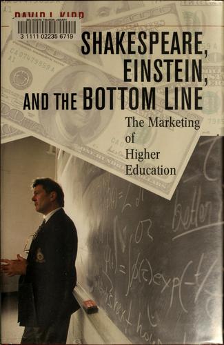 Cover of Shakespeare, Einstein, and the bottom line