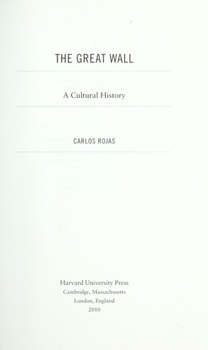 Cover of The Great Wall