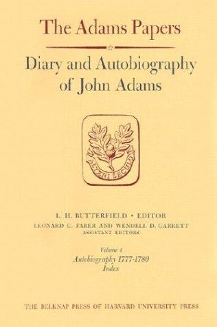 Cover of Diary and Autobiography of John Adams, Volumes 1-4: Diary