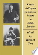 Cover of Edwin Arlington Robinson's Letters to Edith Brower