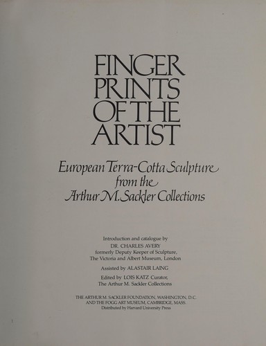Cover of Footprints of the Artist (Arthur M. Sackler Collections)