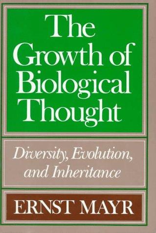 Cover of The growth of biological thought