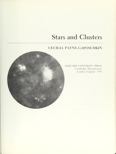 Cover of Stars and clusters