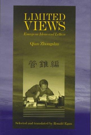 Cover of Limited Views: Essays on Ideas and Letters