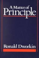 Cover of A matter of principle