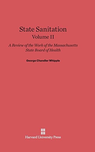 Cover of State Sanitation, Volume II
