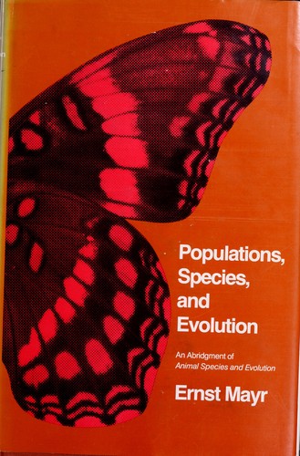 Cover of Populations, species, and evolution