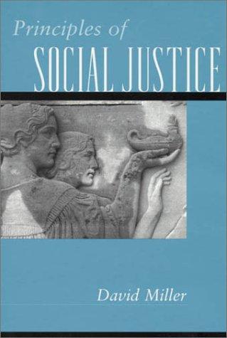 Cover of Principles of Social Justice