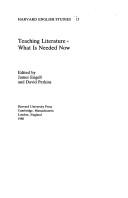 Cover of Teaching literature