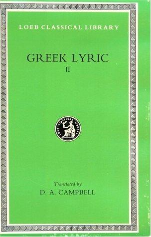 Cover of Greek Lyric II