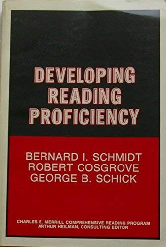 Cover of Developing Reading Proficiency