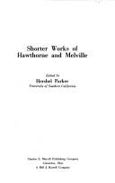 Cover of Shorter works of Hawthorne and Melville