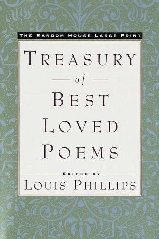 Cover of The Random House Large Print Treasury of Best-Loved Poems