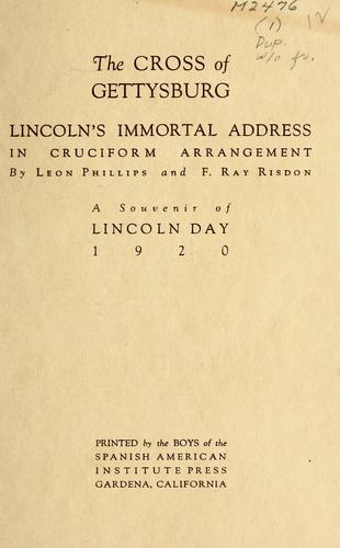 Cover of The Illustrated Gettysburg Address