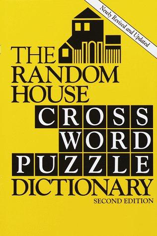 Cover of The Random House crossword puzzle dictionary.