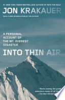 Cover of Into Thin Air