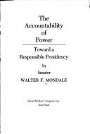 Cover of The accountability of power