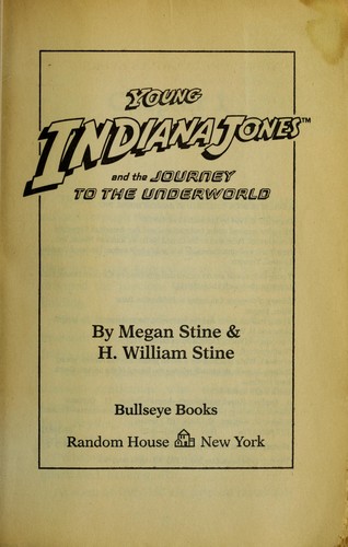 Cover of Young Indiana Jones and the journey to the underworld